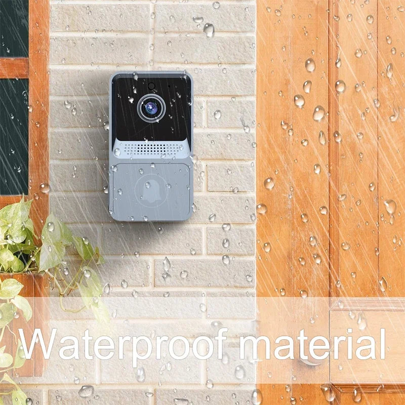 Outdoor WiFi Smart Home Camera Video Doorbell Security Door Bell Night Vision Video Intercom Wireless Button Household Doorbell