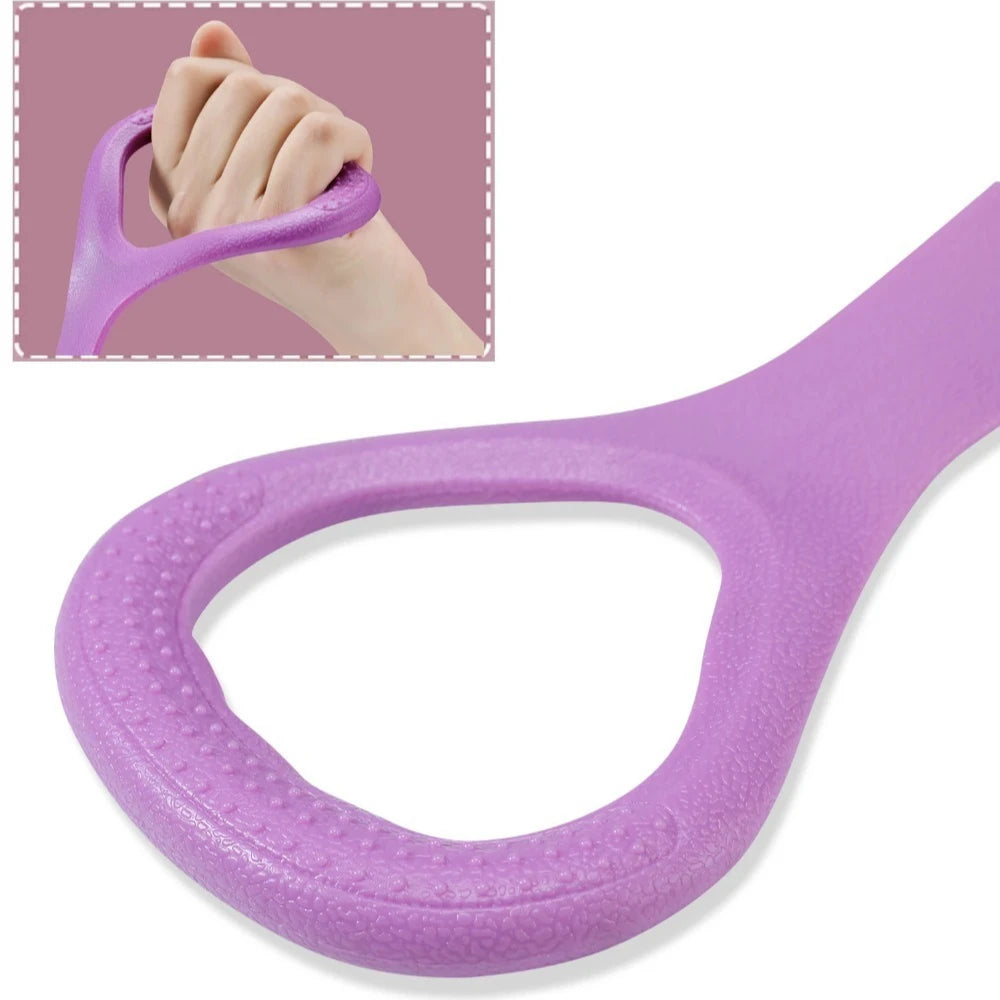 Elastic Resistance Band for Arm Shoulder Back Workout - Fitness Exercise Training Yoga Pilates Physical Therapy Equipment Tool