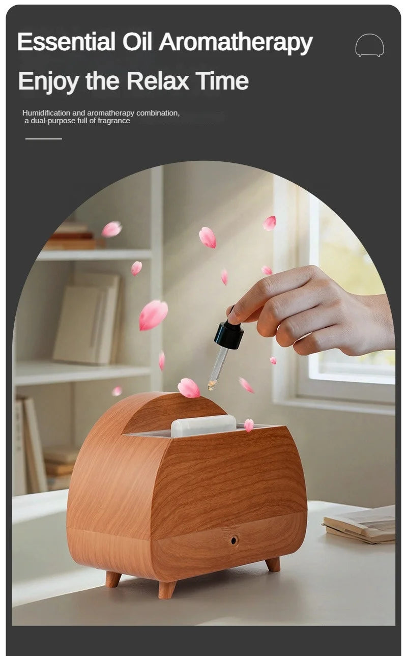 Aroma Essential Oil Diffuser Humidifier 200ML Ultrasonic Cool Mist 12-Color Changing Night Light with Remote for Home Use
