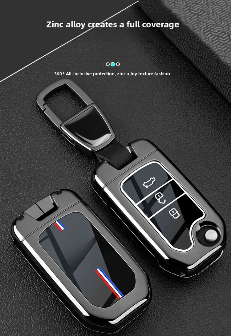 Car Key Fob Pocket Cover Case For Honda Civic CR-V HR-V Accord Jade Crider Odyssey 2015- 2018 Remote Protector Accessories