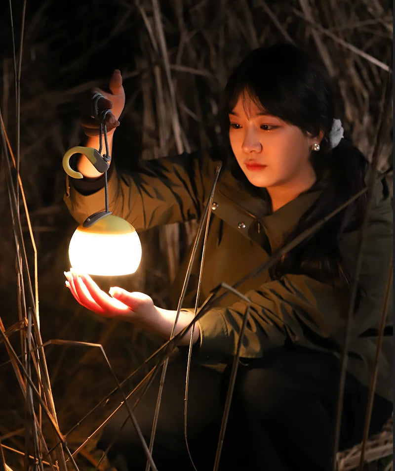 WEST BIKING Camping Tent Hanging Light Portable Camping Lanterns USB Rechargeable Led Light Camp Lamp for Outdoor Emergency