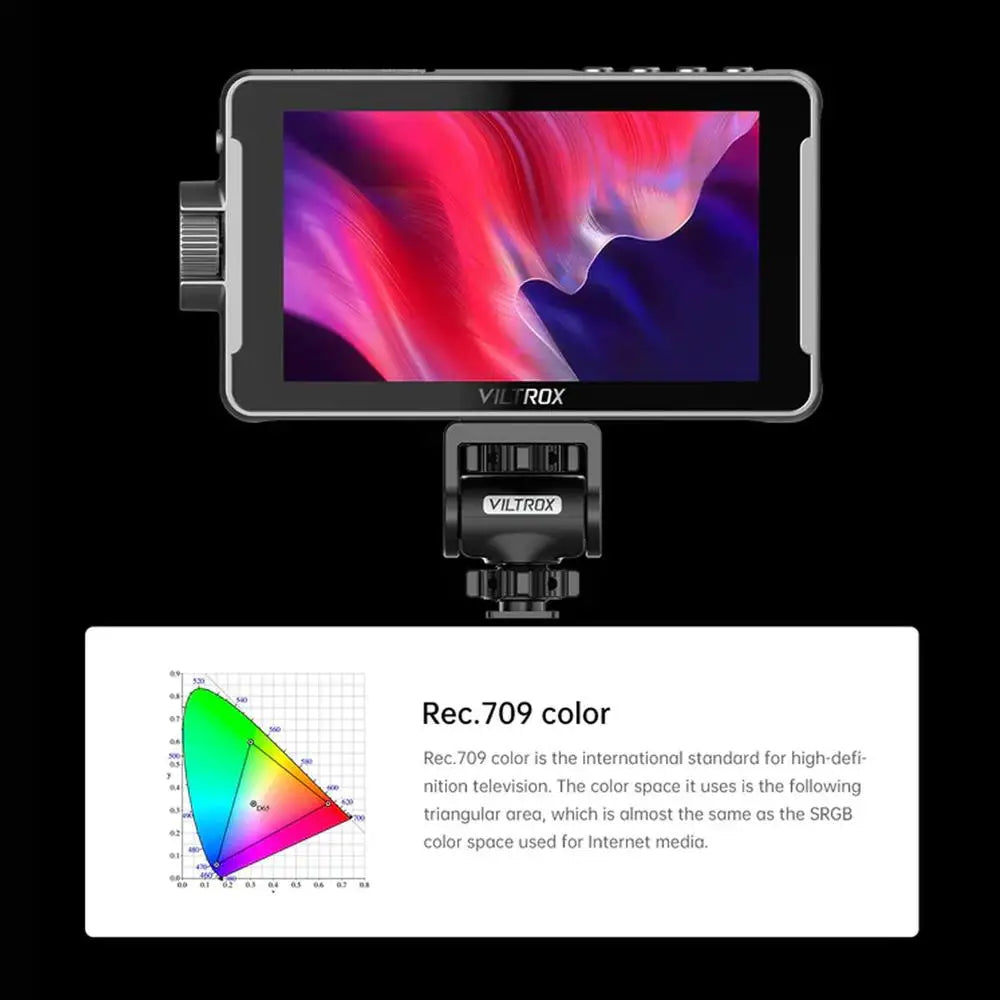 VILTROX DC-550 Pro Portable Monitor 5.5" 1920x1080 4K Profissional Monitors HDMI Touch Screen Field 3D LUT Director Monitor