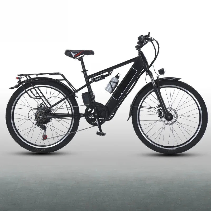 Ebike 400W motor 48V 30AH lithium battery 26-inch tire electric bicycle, urban commuting and transportation adult electric bike