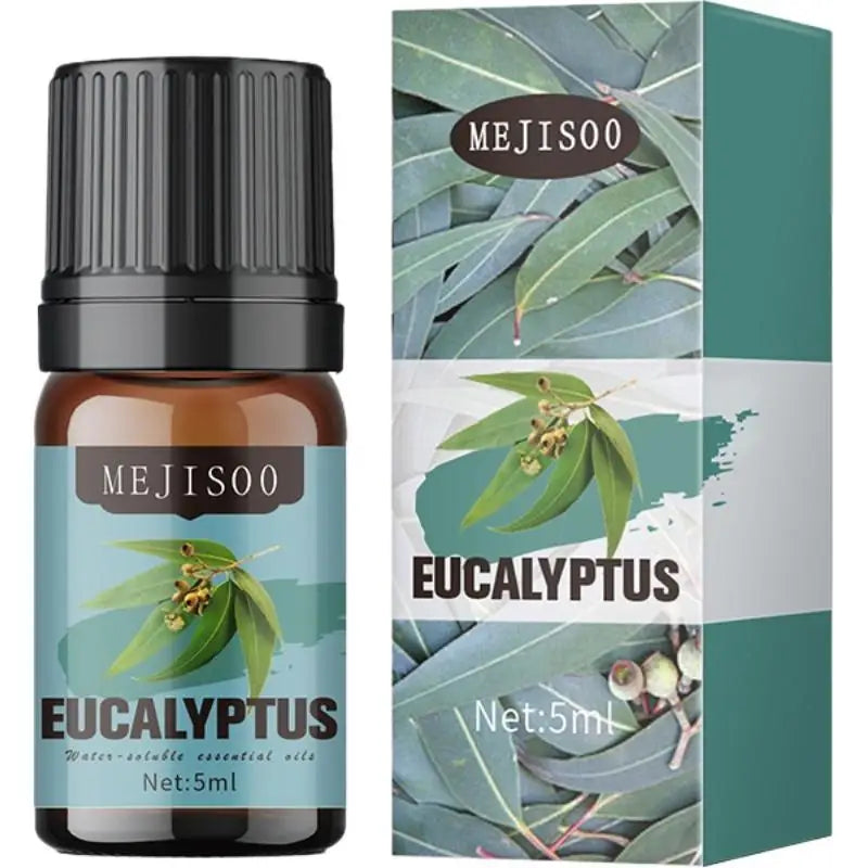 12 Flavors Essential Oils For Aroma Diffuser AirHumidifier Home Water-soluble Lavender Eucalyptus Lemon Bergamot 5ml