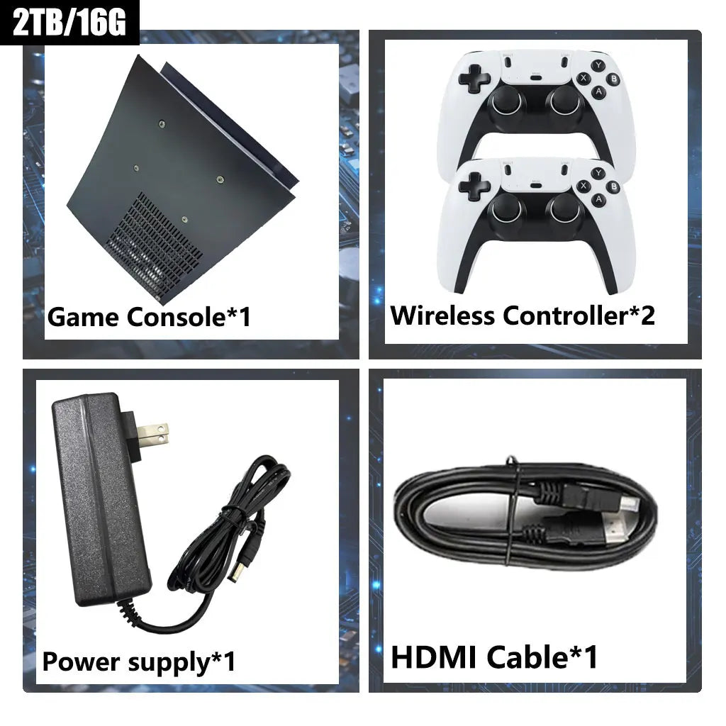 New Upgrade CPU AC1 Pro Dual System features Win11 2/4TB ROM 8G/16G RAM  and over 99,999 games for Switch, PS2, PS3,XBOX,NGC