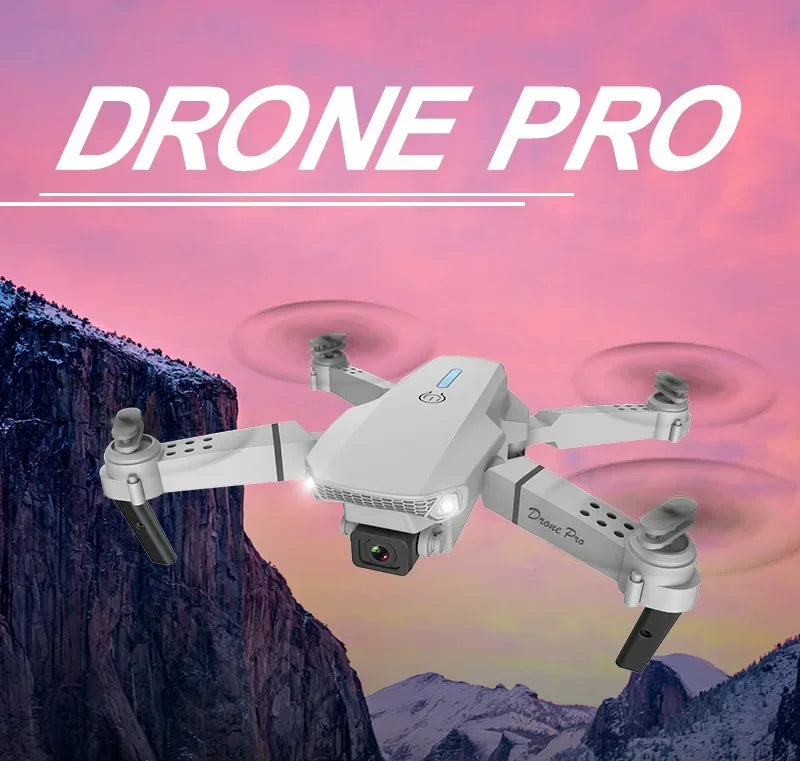 DWI D19 E88 Pro Drone 4K Professional HD RC Airplane Dual Camera Wide Angle Head Remote Quadcopter Toy Helicopter for Adults Kid