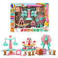 Children's DIY Mini Simulational Amusement Pet Dog Cat Park Toys Appliance Play Pretend Toy Set For Girls Boys Birthday Toys