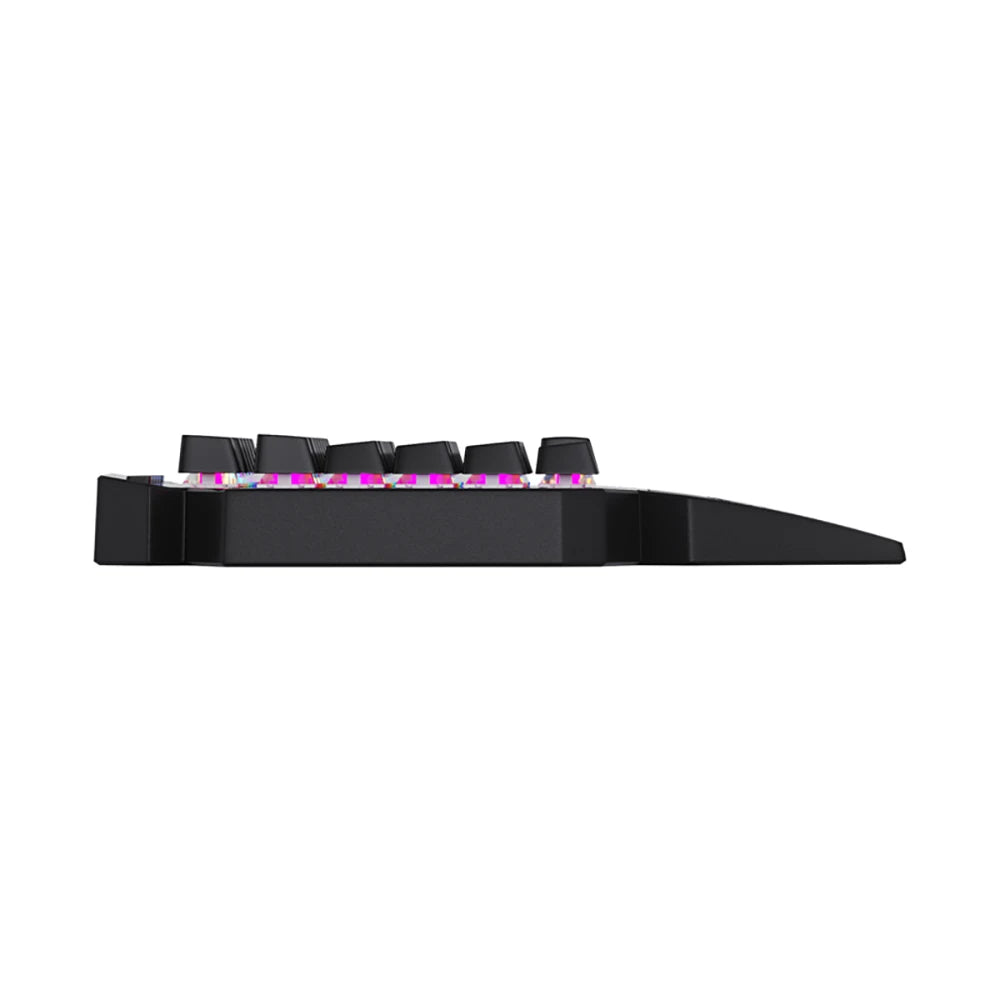 Mini One-Handed Gaming Mechanical Keyboard RGB Backlit 39 Keys 2.4G Wireless Keyboard Wrist Game Keypad for PS4,Laptop,PC Gamer