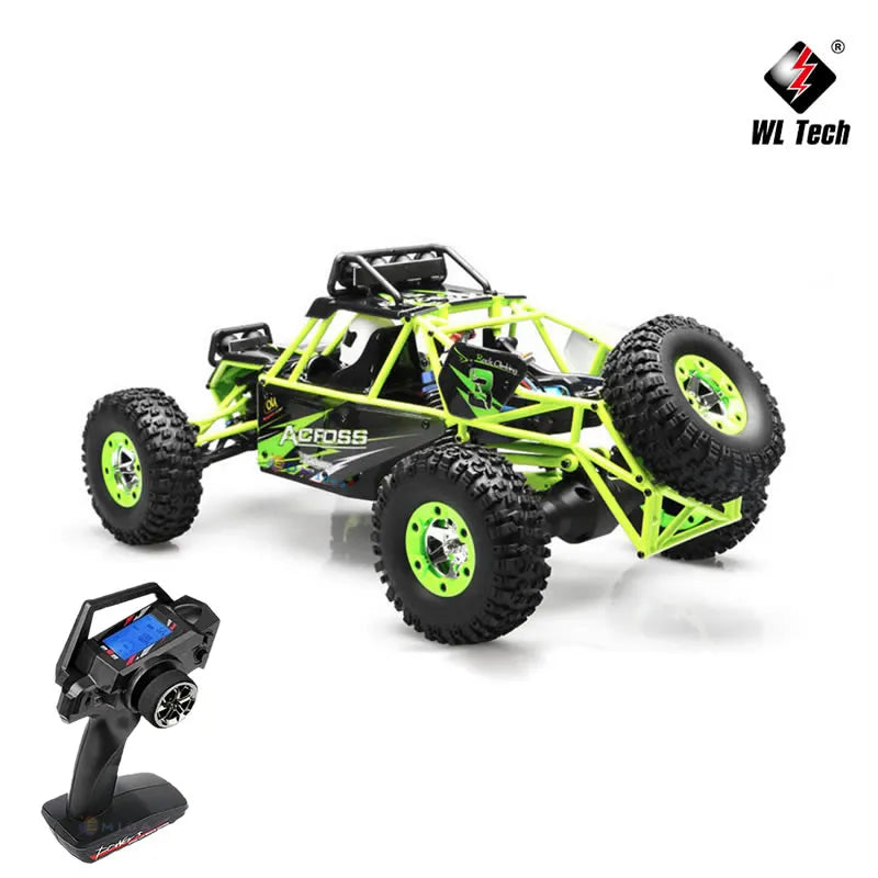 New WLtoys 12428 Pro 1:12 4WD RC Racing Car High Speed Off-Road Remote Control Climbing Truck LED Light Buggy Boy Toys Kids Gift