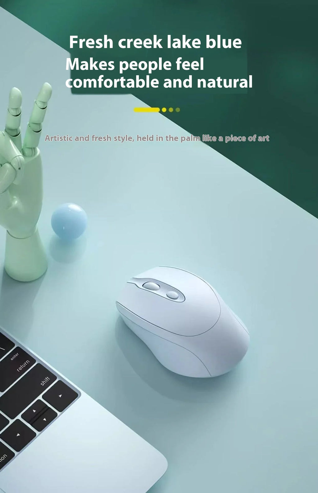 Bluetooth-Compatible Wireless Mouse 2.4G USB Wireless Computer Mouse Rechargeable Silent Mice For PC Laptop Macbook Tablet