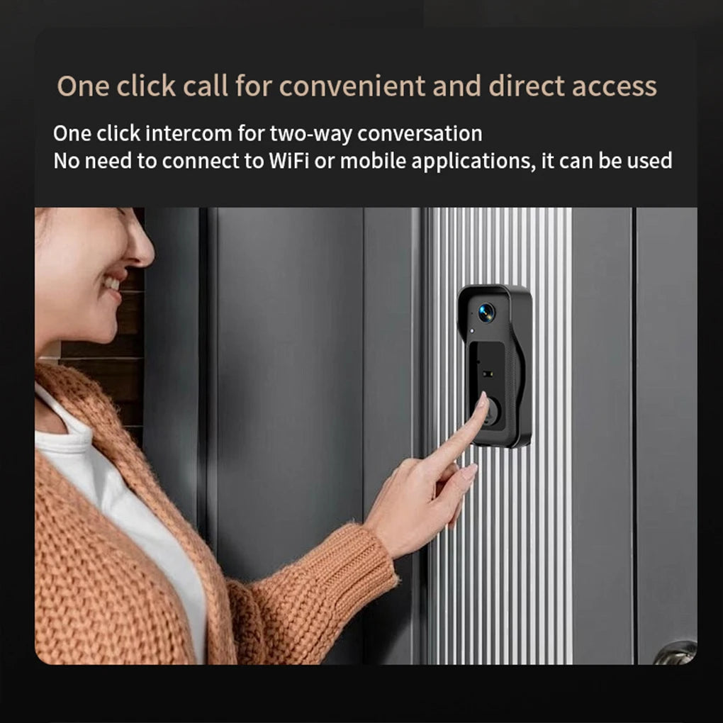 4.3’’video Doorbell 2.4G 130° Security Camera Door and Screen Intercom Door Bell IR Night Vision Wireless Doorbells Home Safety