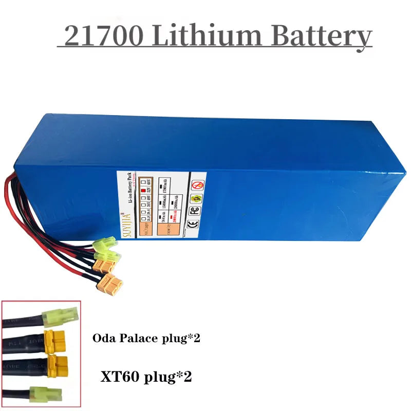 52V 14S4P 20Ah high-capacity21700 lithium-ion battery high-powerdual-port fastcharging suitable for dual-drive electric scooters