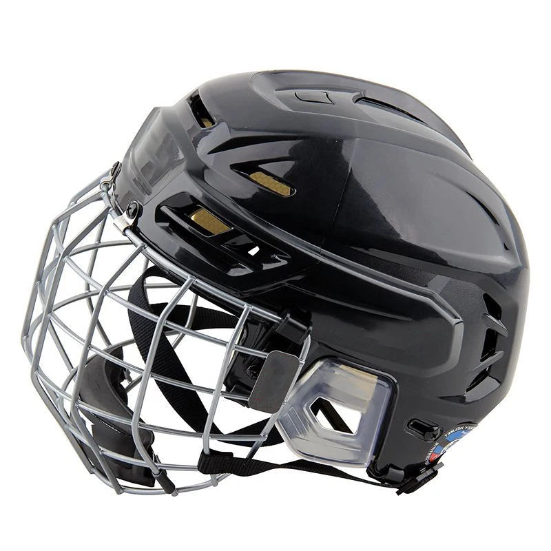 Hockey Helmet Tactical Sports Rugby Adjustable Ice Hockey Helmet with Cage Full/Face Mask Adult Equipment Face Head Protective