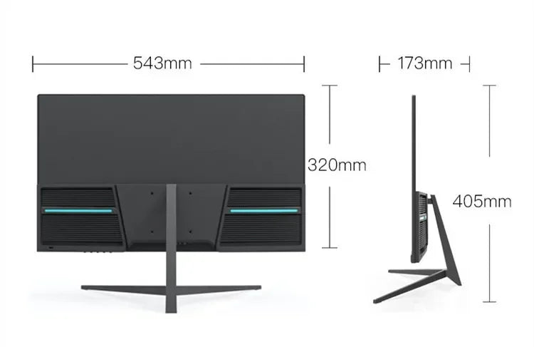 Computer Monitor27 Inches, LCD, Game Monitor, Curved Surface, Straight Face, Full HD, Desktop Computer Monitoring, 2K/4K Screen