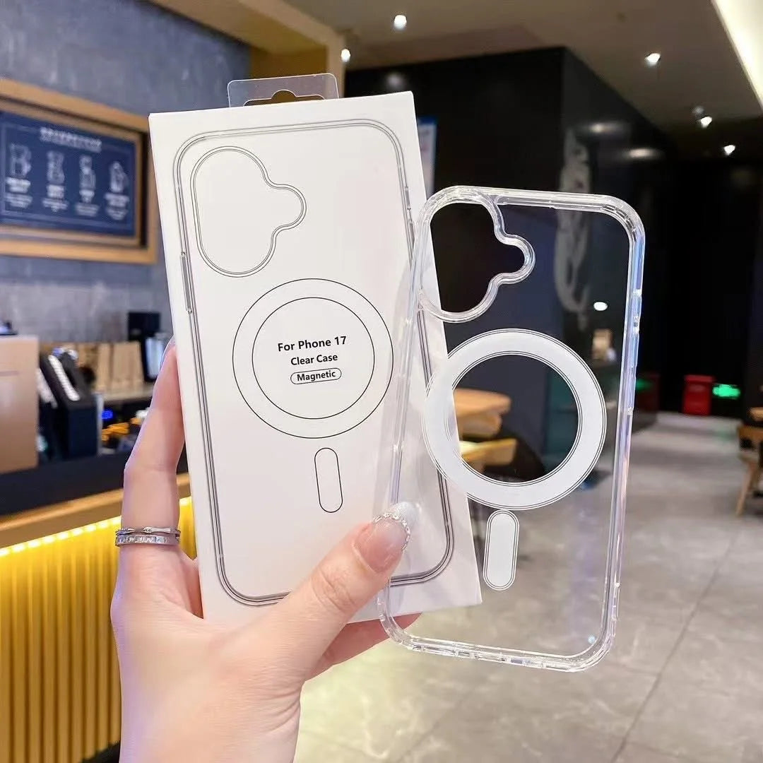 For iPhone 17 Pro Max Magsafe Magnetic Wireless Charging Case For iPhone 17Pro Phone 17 air Cover