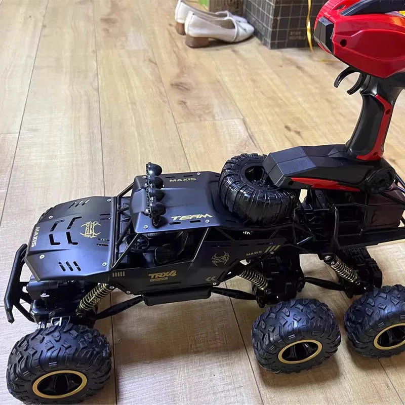 RC Car 1:12 2.4G  Alloy 6 Wheels Remote Control Car 4WD RC Off-Road Truck High Speed Electric All Terrain Climbing Toy Gift
