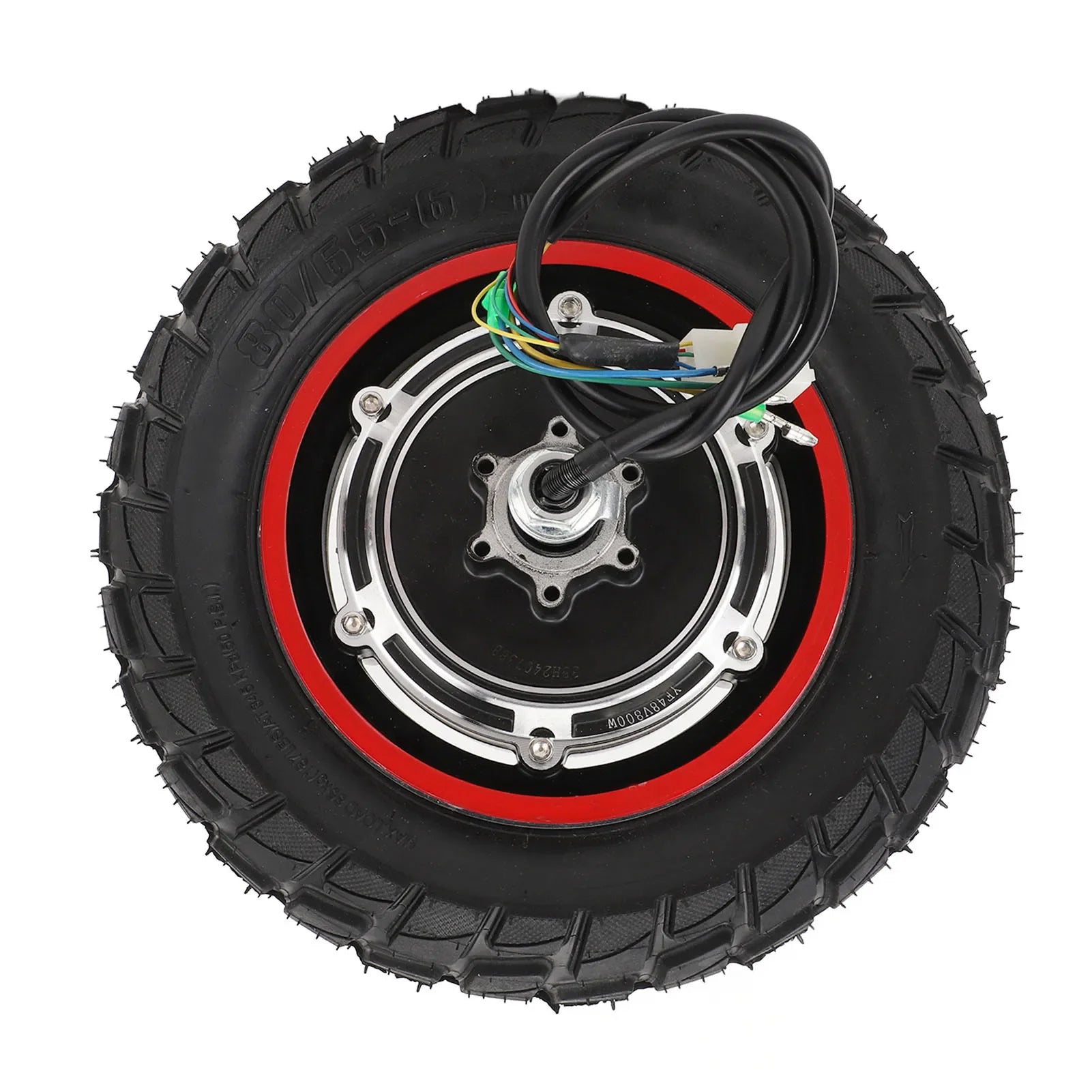 Electric Hub Motor High Speed 187.4lb Load Capacity 250 To 1000RPM 10 Inch Hub Motor 48V 800W Anti Slip for Electric Scooter