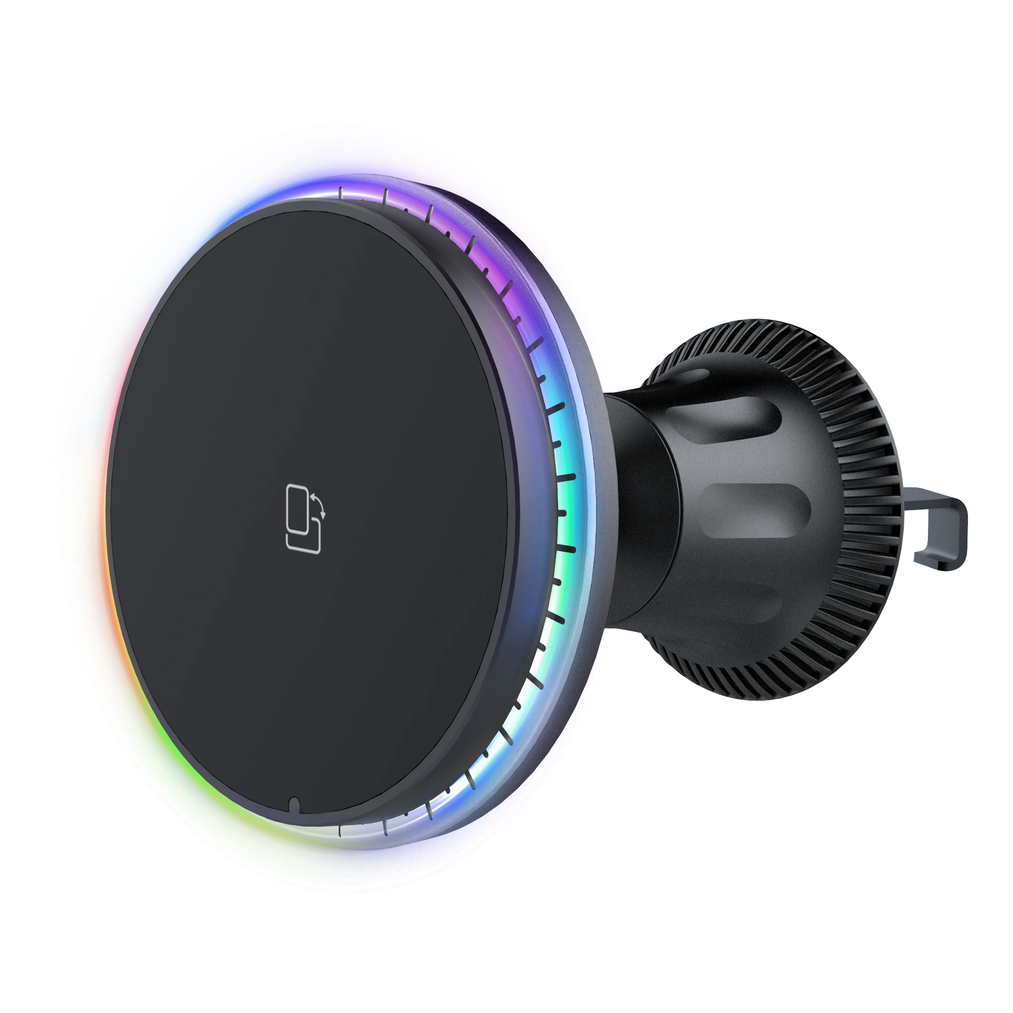 Fast charging car charger, car phone holder, wireless magnetic charger, compatible with Magsafe heat dissipation for iPhone/RG