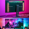 USB Smart Gaming LED Strip Lights Computer Monitor Screen Sync Light Strip RGBIC LED Backlight For Gaming Room Atmosphere Decor