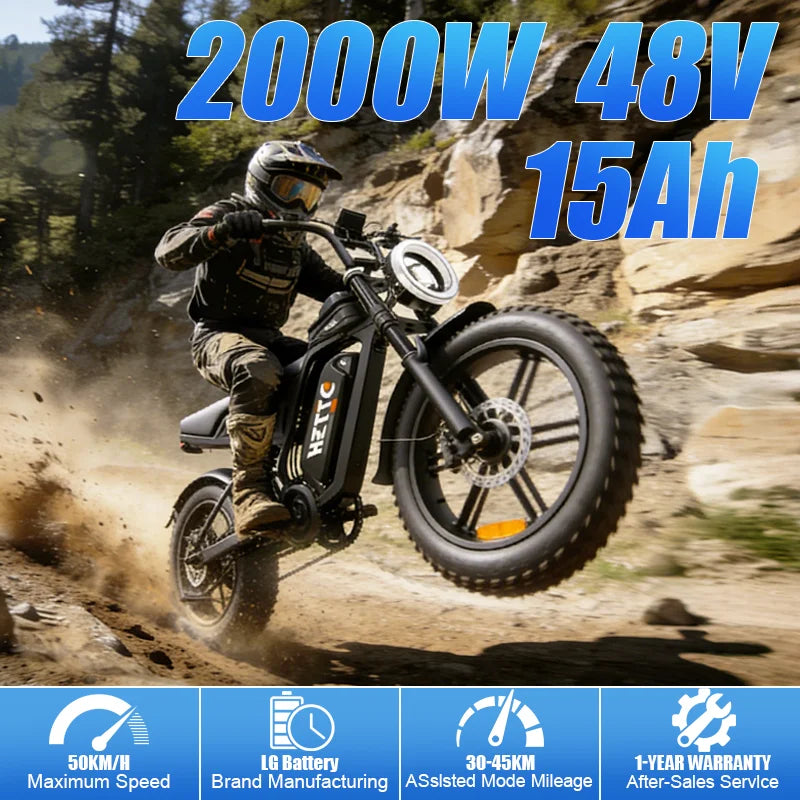 4000W motor F6S off-road electric bicycle is suitable for adults to use The single-person configuration is for mountain biking