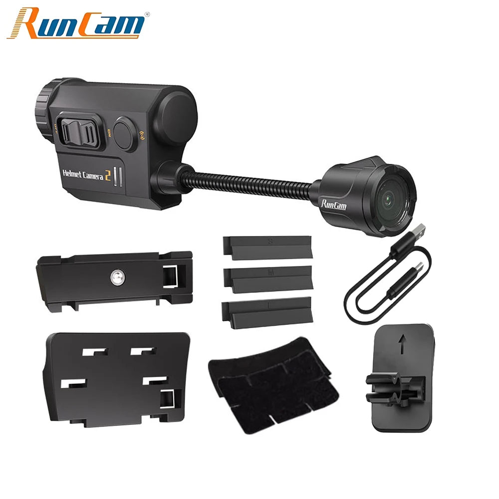 RunCam Helmet Camera 4K / Helmet Camera2  Face Mask Recorder Airsoft Recording Long Battery Life 1920*1080 60fps