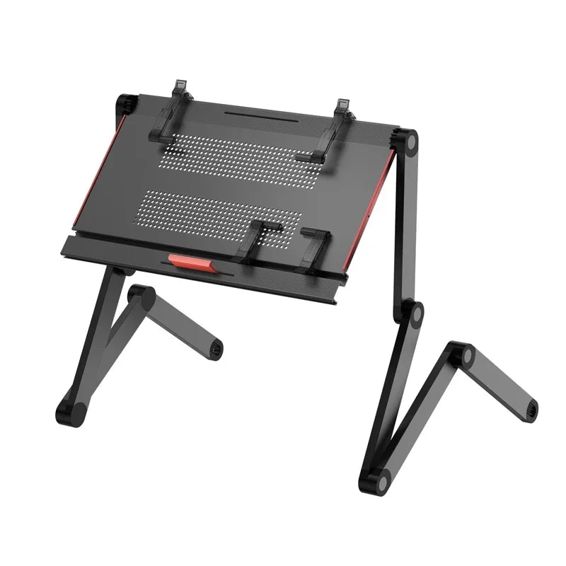 Laptop desk, foldable tablet stand, adjustable and movable