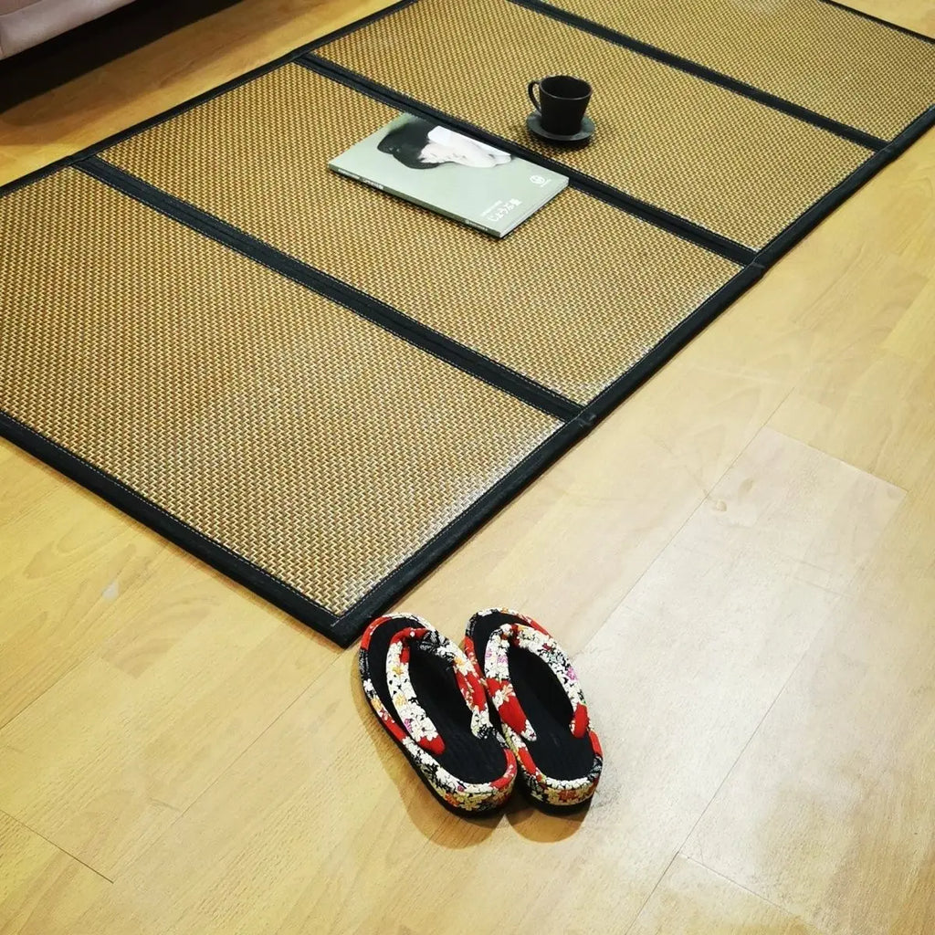 Foldable Tatami Mat for Yoga Meditation Bedding Eco-Friendly Coconut Fiber Core Portable Floor Cushion Multi-Use Floor Mattress
