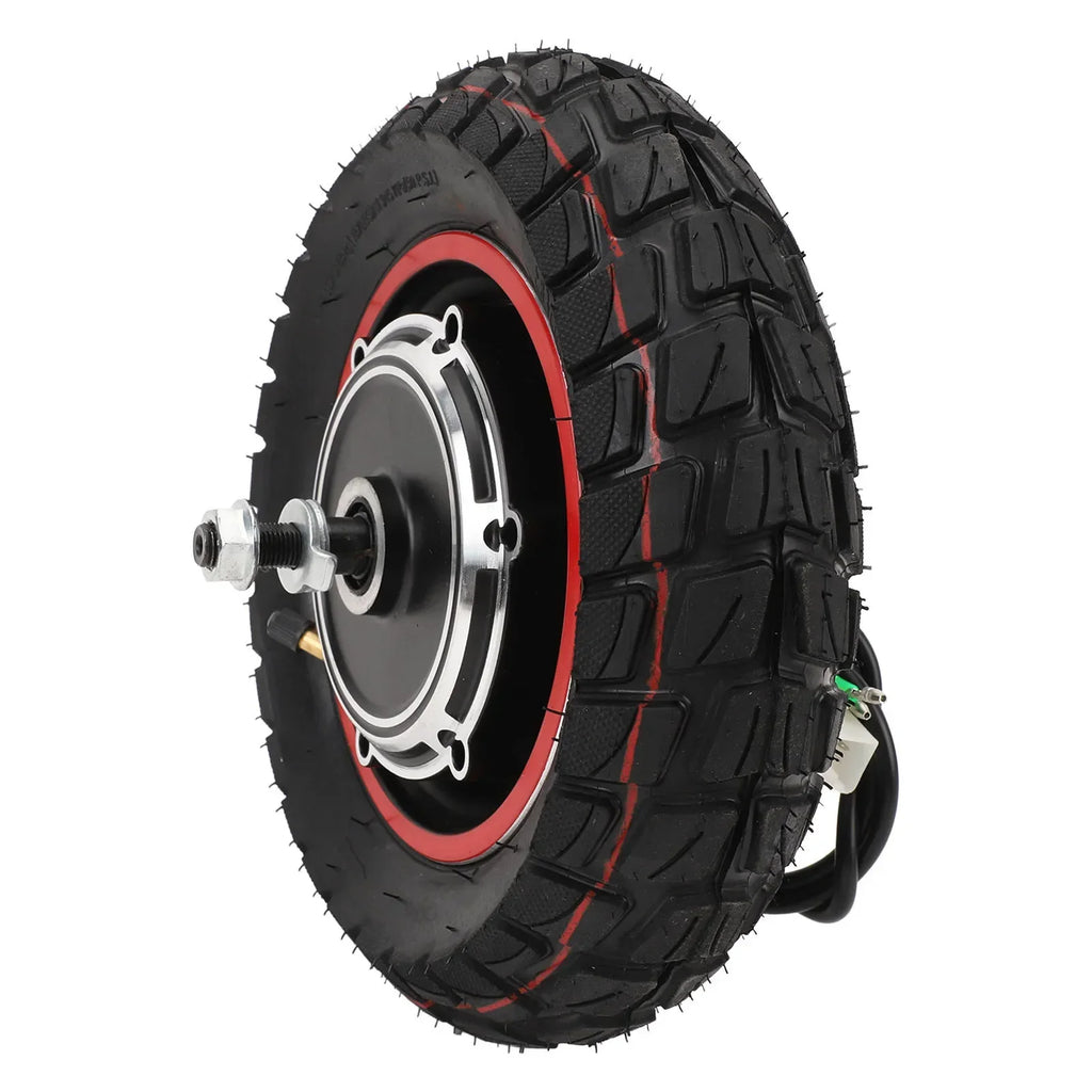 Electric Hub Motor High Speed 187.4lb Load Capacity 250 To 1000RPM 10 Inch Hub Motor 48V 800W Anti Slip for Electric Scooter