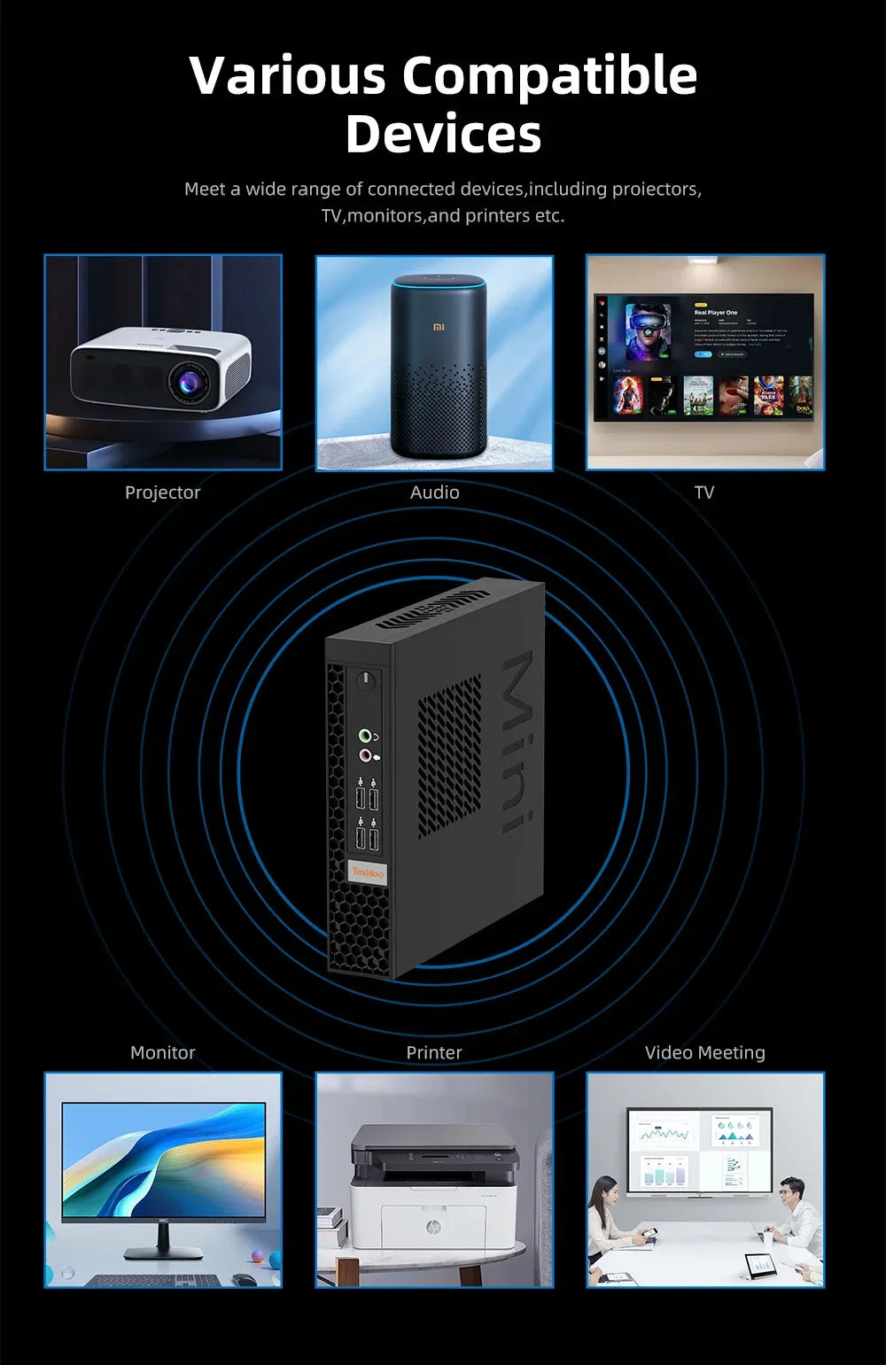 ZXIPC Small Desktop Computer Mini PC Intel Core i3 i5 i7 Dual Core Mini PC for Home Office Business Gaming Computer 512G WIFI