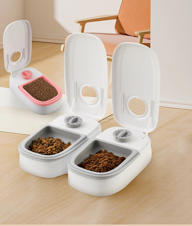Pet Automatic Timing Feeder Detachable Large Capacity Dog Dry Food Dispenser Smart  Food Feeder Timed for Cats Dogs