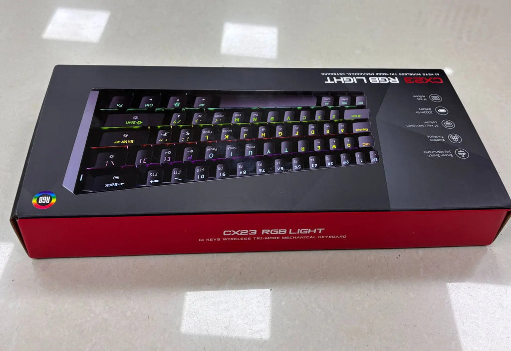 Wired Mechanical Keyboard Green Axis 68 Keys Hot-Swappable Side-Engraved Gradient E-Sports Gaming Keyboard
