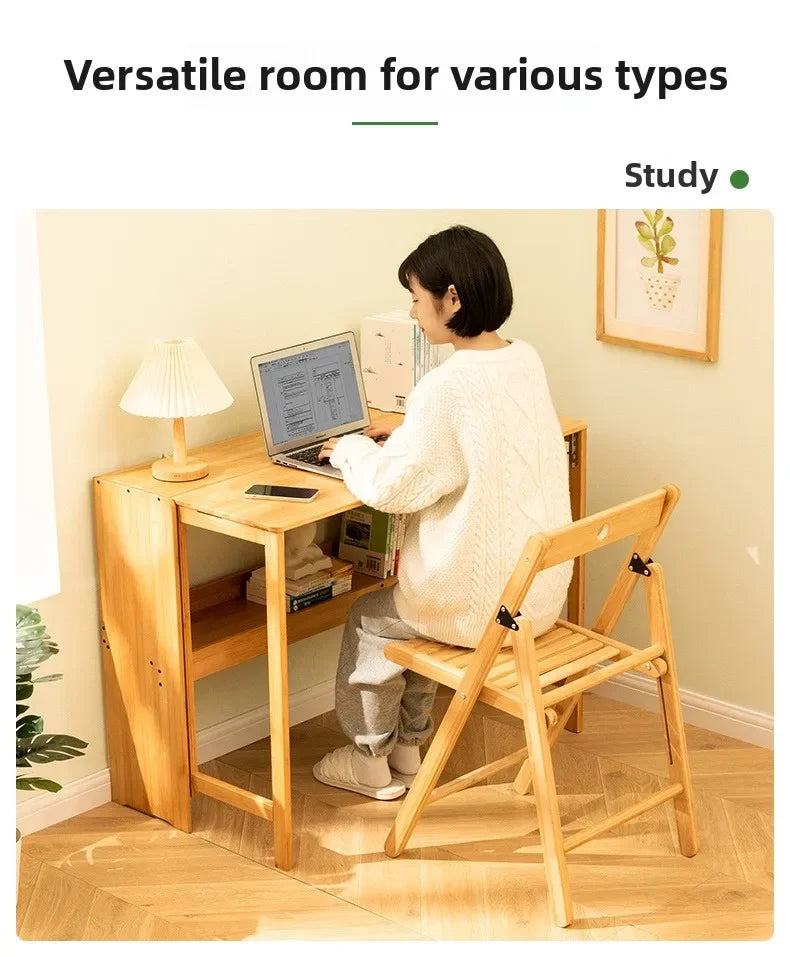 Foldable Computer Desk Home Desktop Desk Simple Desk Bedroom Workbench Simple Learning Writing Desk