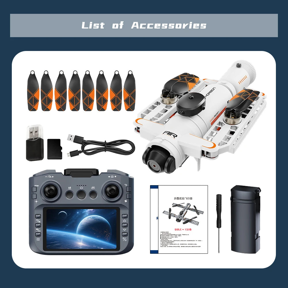 Camera Obstacle Avoidance Drones Aerial Photography WIFI Drone HD Four-Axis Rc Helicopter