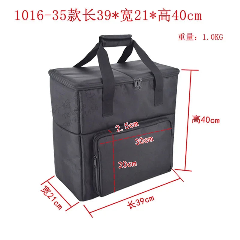 Desktop Computer Bag Micro Host Case Protective Case Monitor Screen Storage, Keyboard Thickened Waterproof Bag