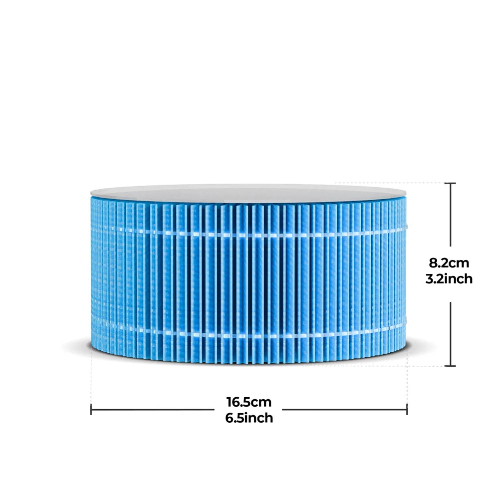 2-in-1 Air Purifier with Humidifier Combo for Home Allergies and Pets Hair, Smokers in Bedroom, H13 True HEPA Filter