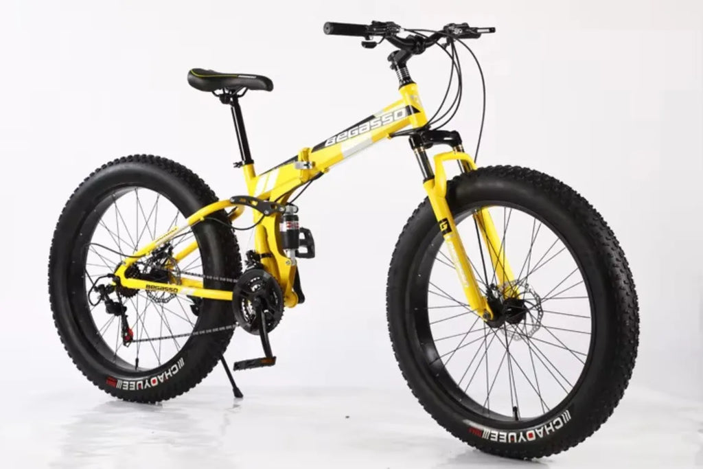 Folding Fat Tire Tyre Mountain Bike Tires 26x4.0 Bicycle Mtb Cycle With Gears for Adult