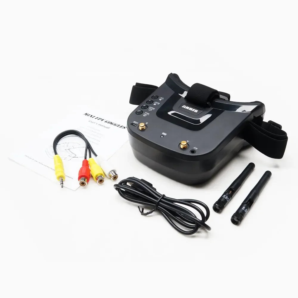 VR009 5.8G FPV Goggles 40CH 3 inch 480x320 Video Headset HD DVR Diversity FPV Goggles for Camera Drones & Accessories