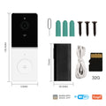 MOES Tuya Smart WiFi Video Doorbell Camera with 2-Way Audio Intercom, Night Vision & Wireless Door product  Home Security