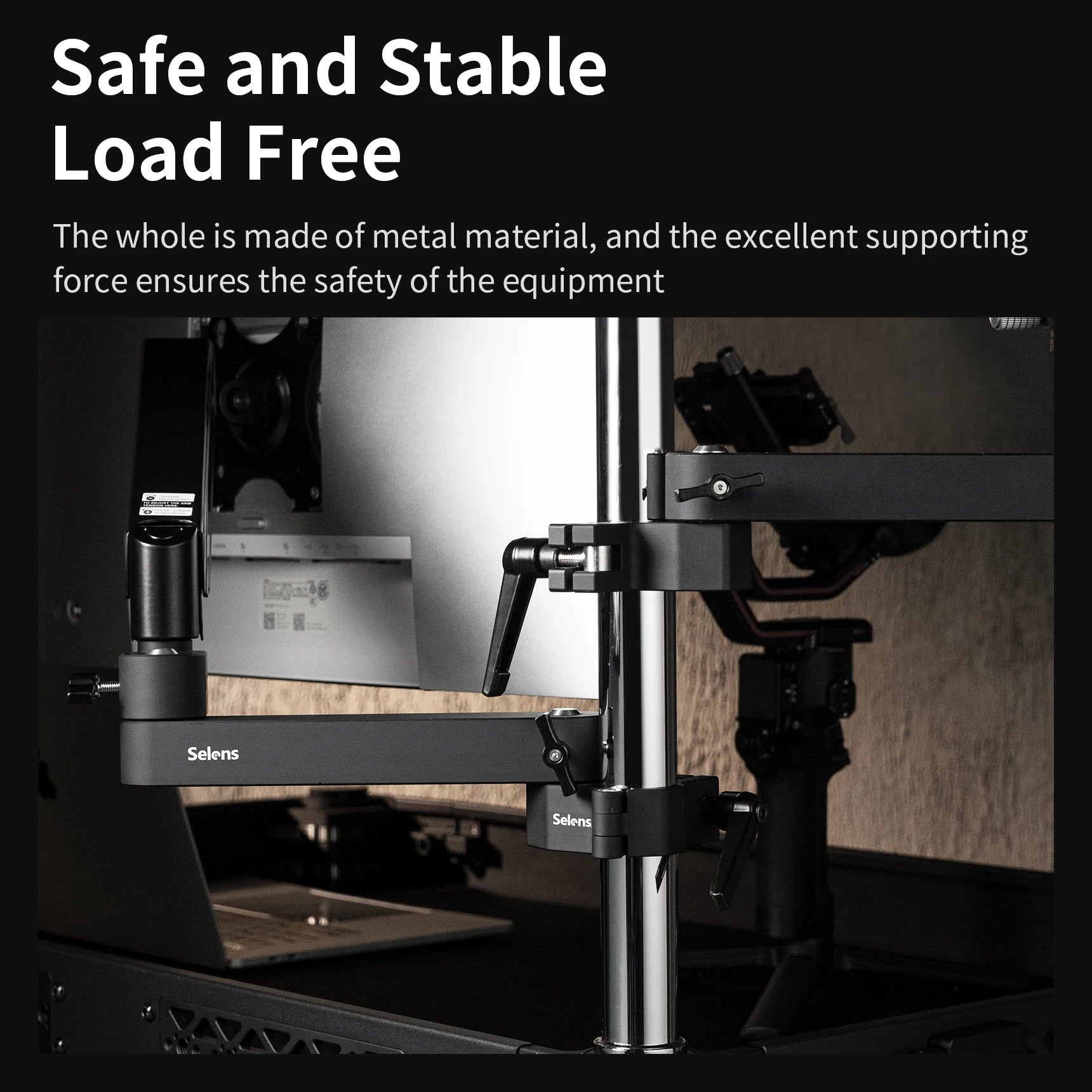Selens Newest Multifunctional Adjustable Video Equipment Stand Build Exclusive Space Photo Studio Kits Photography Accessories