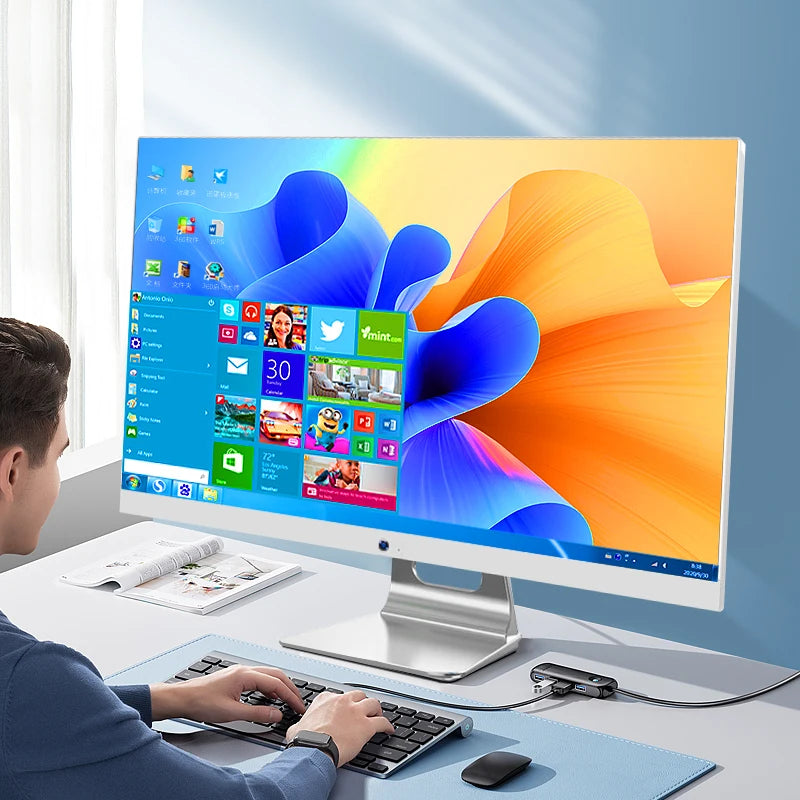 All In One Gaming Pc Computer Processors Core I7 16gb+512gb Oem Computer All In One Pc For Student And Caompany