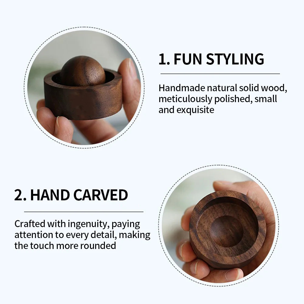 Wooden Essential Oil Diffusers - Spherical Design Natural Fragrance Dispersion Bedroom Decor Diffuser for Room Bedroom Fragrance