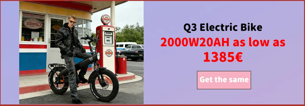 HUANCI Q3 Mountain electric bike 2000W 57KM/H electric dirt bike 48V 20AH Electric bicycle Ebike 20Inch fat tire Off-Road e bike