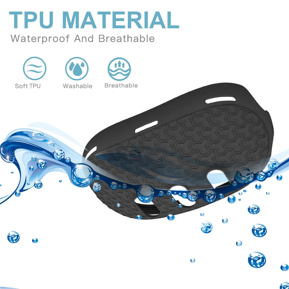 7pcs Accessories Set Lens Protector Cover Anti-Fall VR Protective Cover VR Headset Cover Controller Grips Cover for Meta Quest 3