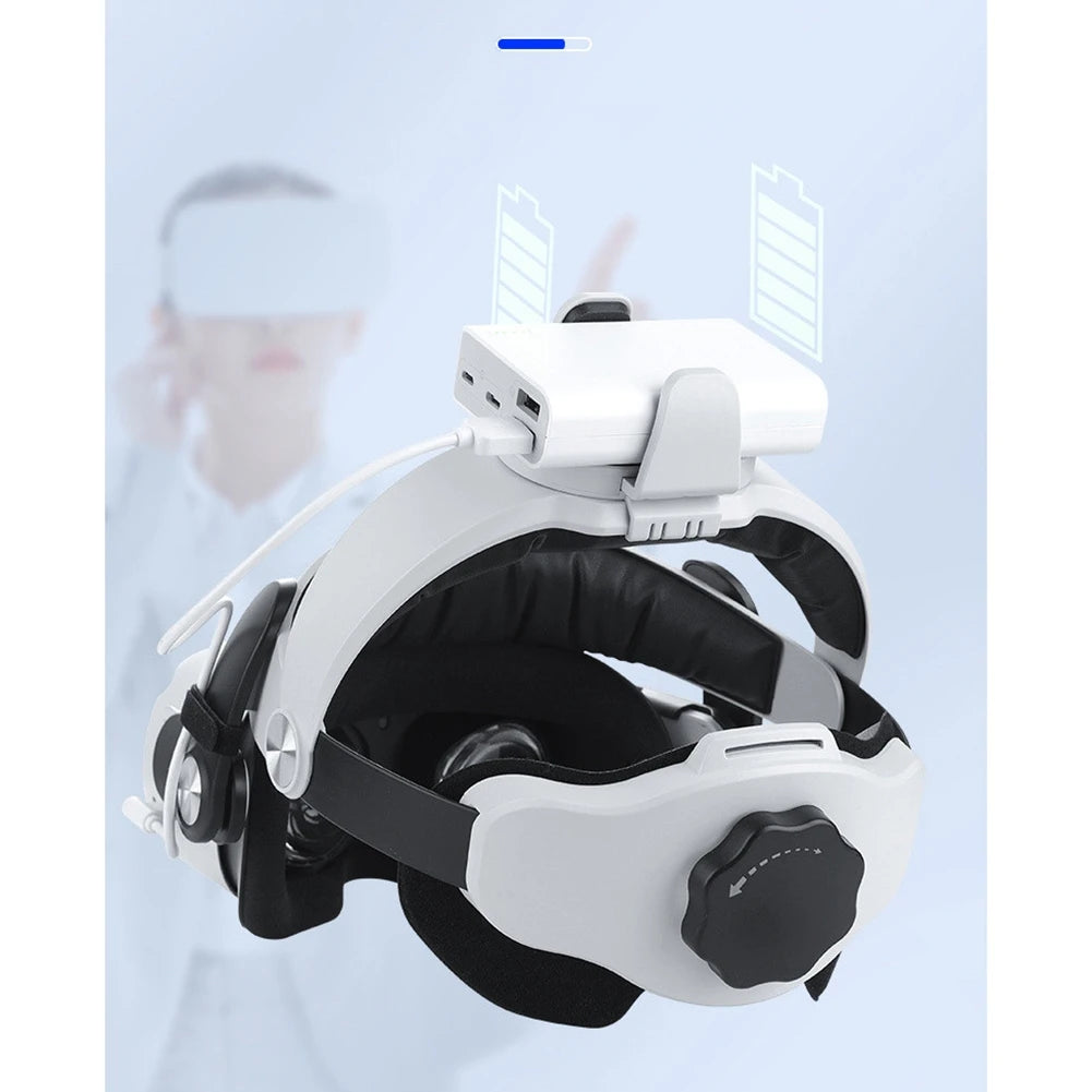 ABKM Head Strap VR M2 F2 Adjustable Headset VR Glass for Oculus Quest 2 Accessories Mount Face Padding VR Stand Helmet
