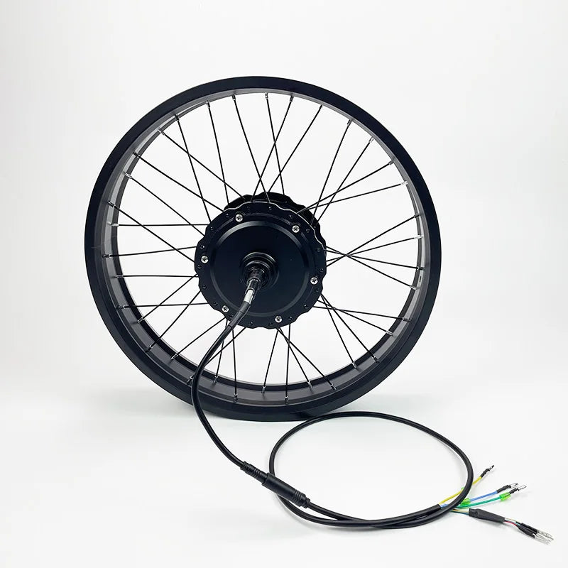 Super73 E-Bike Conversion Kit 20x4.0 Fat Tire 500W/1000W Hub Motor Front Rear Wheel Set for Snow Bike Upgrade