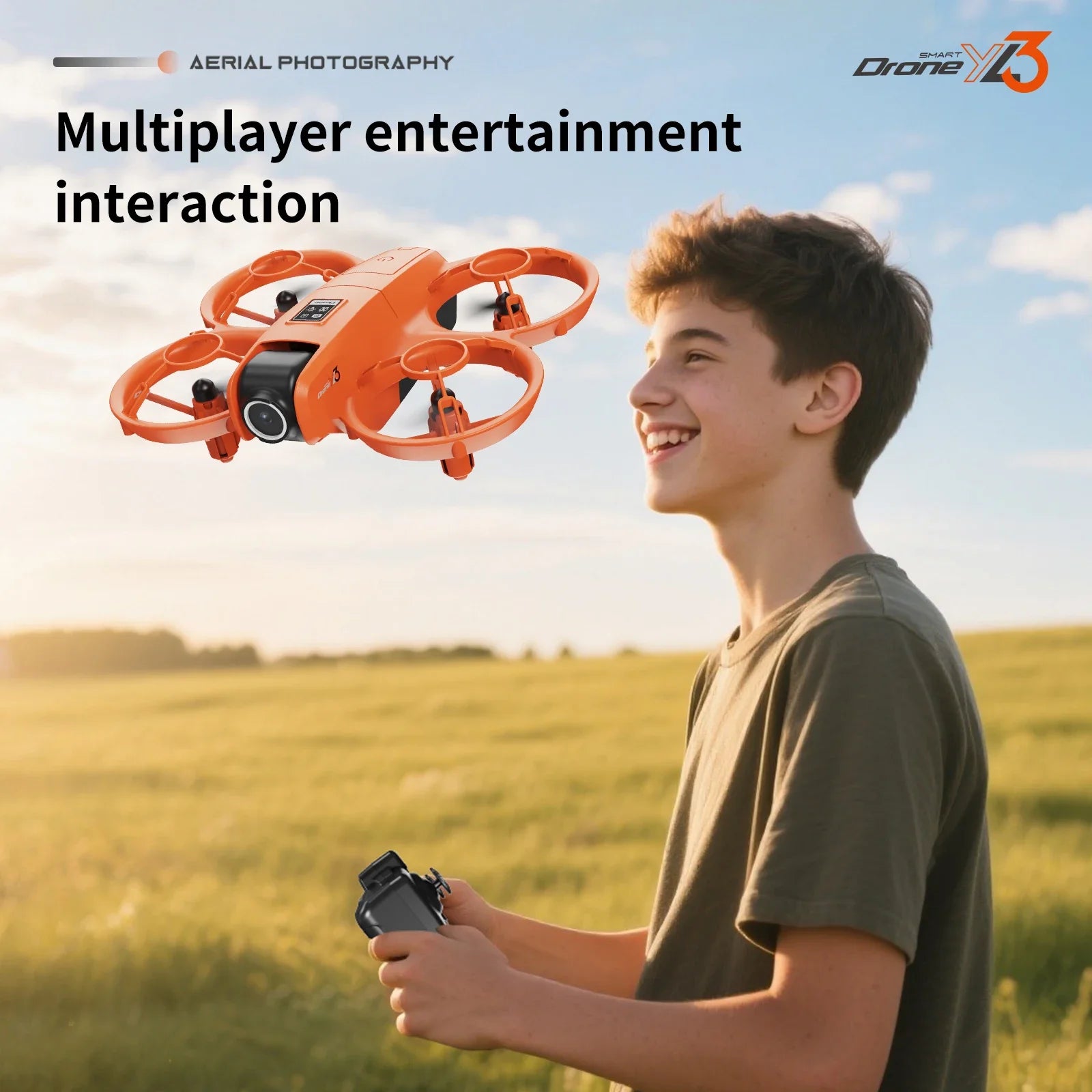 Lenovo Dual Camera Drone YL3 Aerial Photography Aircraft 5G WIFI Brushless Motor Remote Control Optical Flow Hover Aircraft Gift