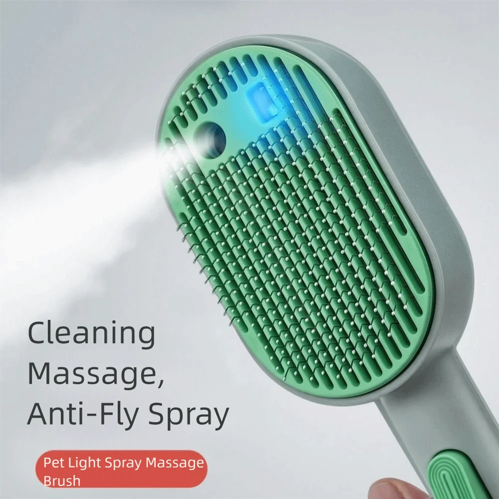 Pet Grooming Tool USB Charging Pet Spray Hair Comb Portable Professional Pet Steam Brush Efficiently Cat Spray Brush Bathing