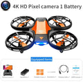 4DRC V8 New Mini Quadcopter Drone - 4K HD Wide Angle Camera, WiFi FPV Remote Control, Height Hold, 4-Axis RC Aircraft Kids' Toy