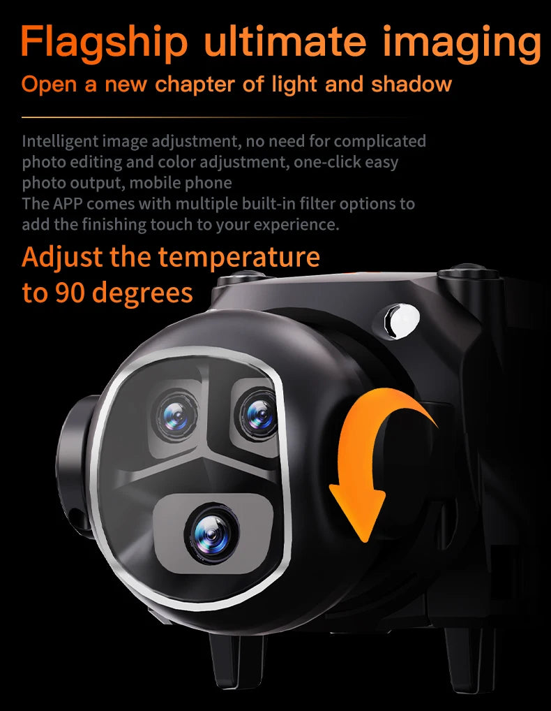 H21 Drone 8K HD Dual Camera Brushless Motor WIFI GPS Professional HD Aerial Photography Remote Control Aircraft Quadcopters Toys