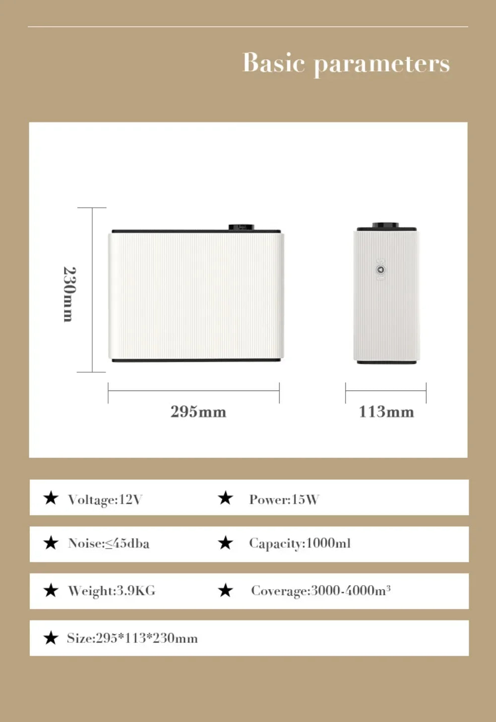 Commercial Essential Oil Diffuser Large Area Intelligence WiFi Bluetooth Waterless Aroma Diffuser Cold Mist Scent Machine Home